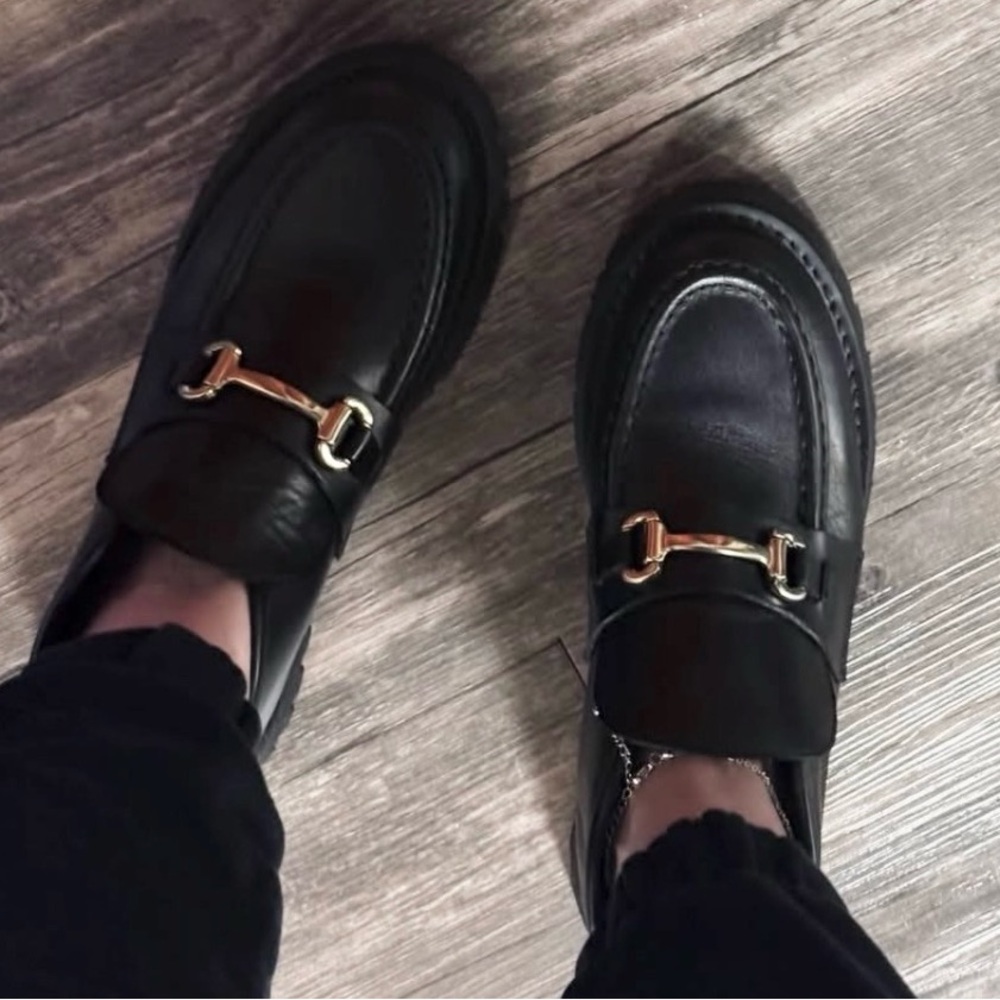 STEVE MADDEN LEON BLACK LEATHER